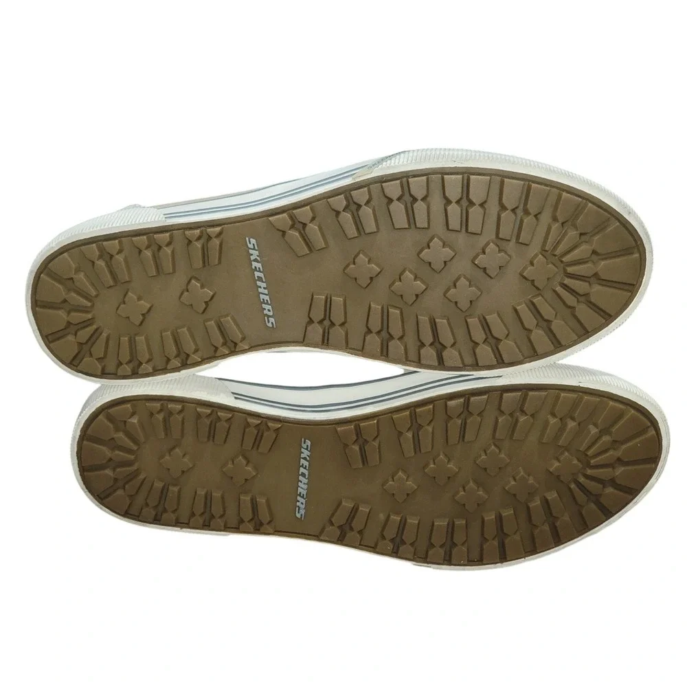 Skechers Men's Tan Leather Outdoor Boat Deck Fishing Slip On Shoes Size 13